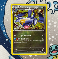 Garchomp 91/124 Cosmos Holo Rare Promo Dragons Exalted Pokemon Card MP - Image 1