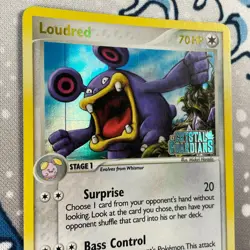 Loudred 23/100 Reverse Holo Rare Stamped EX Crystal Guardians Pokemon 2006 NM/LP - Image 2