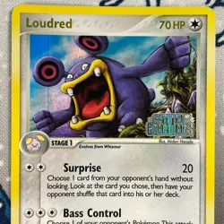 Loudred 23/100 Reverse Holo Rare Stamped EX Crystal Guardians Pokemon 2006 NM/LP - Image 4
