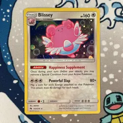 Blissey 153/214 Cosmos Holo Rare Promo Sun & Moon Lost Thunder Pokemon Card NM - Image 1