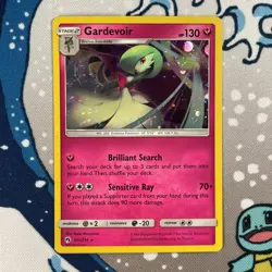 Gardevoir 141/214 Cosmos Holo Rare Promo Sun & Moon Lost Thunder Pokemon Card NM - Image 1