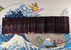 45 Count Mega M Gengar Sleeves XY Phantom Forces 2014 ETB Used Pokemon TCG - Image 1
