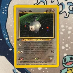 Magnemite 26/75 Rare 1st Edition Neo Discovery WOTC Vintage Pokemon 2001 NM/LP - Image 1