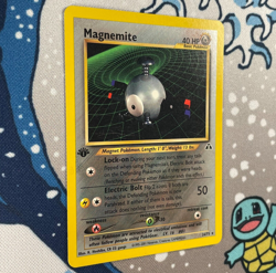 Magnemite 26/75 Rare 1st Edition Neo Discovery WOTC Vintage Pokemon 2001 NM/LP - Image 2