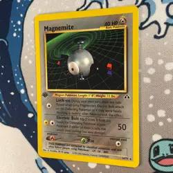 Magnemite 26/75 Rare 1st Edition Neo Discovery WOTC Vintage Pokemon 2001 NM/LP - Image 3