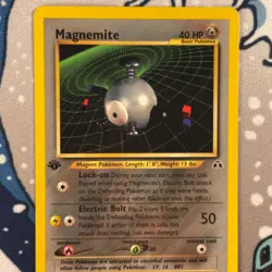 Magnemite 26/75 Rare 1st Edition Neo Discovery WOTC Vintage Pokemon 2001 NM/LP - Image 4