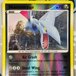Skarmory 53/106 Reverse Holo Diamond & Pearl Great Encounters Pokemon Card NM - Image 2