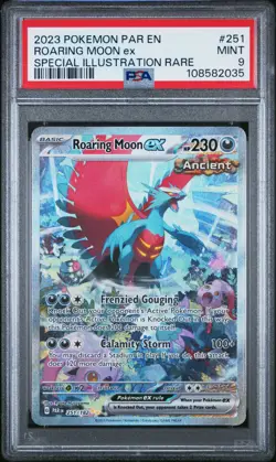 2023 Pokemon Roaring Moon ex PSA 9 MINT Paradox Rift #251 - Image 1