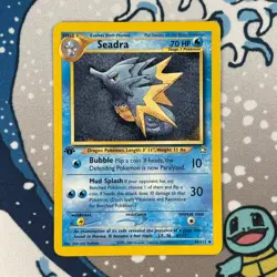 Seadra 48/111 1st Edition Neo Genesis Set WOTC Vintage Pokemon Card 2000 NM/LP - Image 1