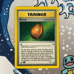 Berry 99/111 1st Edition Neo Genesis Set Pokemon Card Vintage WOTC 2000 NM - Image 1