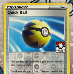 Quick Ball 179/202 League Cup Promo Reverse Holo Sword & Shield Pokemon Card NM - Image 2