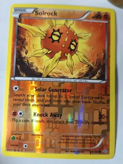 Solrock 83/160 XY Primal Clash Reverse Pokemon Holo Foil Nice! - Image 1