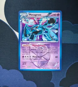Metagross 52/116 Holo Rare Pokemon Card Pokemon TCG Black White Plasma Freeze NM - Image 1