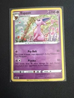 Espeon SWSH174 SWSH: Sword & Shield Promo Cards Holo - Image 1
