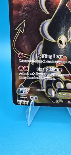 Pokemon Houndoom EX Full Art Ultra Rare Holo Card 153/162 XY Breakthrough B1 - Image 5