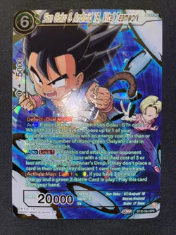 Dragon Ball Super Card Game Son Goku Android 18 Vital Teamwork Card BT20 064 SPR - Image 2