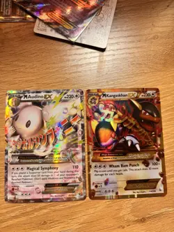 pokemon card lot, MAudino EX, MKangaskhan EX, Mega Evolution, Holo - Image 1