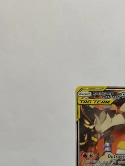 Pokemon TCG Reshiram & Charizard GX SM201 Black Star Promo Tag Team Holo Card - Image 3