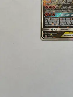 Pokemon TCG Reshiram & Charizard GX SM201 Black Star Promo Tag Team Holo Card - Image 4