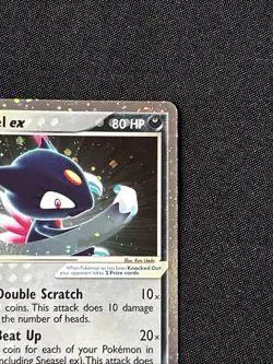 Pokemon TCG Sneasel EX Ultra Rare Holo Card 103/109 - Heavily Played - Image 5