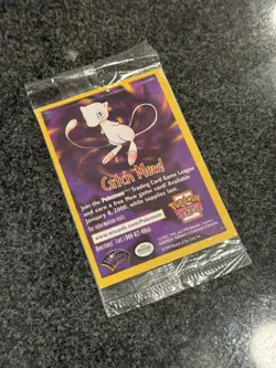 Pokemon The First Movie Mewtwo Promo Card Sealed 1999 WB Gold Stamp Catch Mew - Image 5