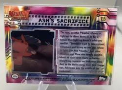 ASH'S SACRIFICE #36 - BLACK Logo - NONHOLO - MEWTWO SB - TOPPS POKEMON CARD - NM - Image 2