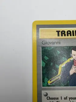 Pokemon TCG Giovanni 104/132 Non Holo Rare Trainer Card Gym Challenge WOTC - Image 3