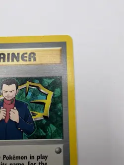 Pokemon TCG Giovanni 104/132 Non Holo Rare Trainer Card Gym Challenge WOTC - Image 4