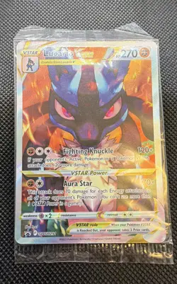 Lucario VSTAR SWSH291 SWSH: Sword & Shield Promo Cards Holo Sealed - Image 1