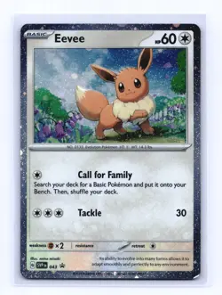 Eevee 043 Promo Holo SV: Scarlet & Violet Promo Cards Pokemon TCG ~ NM - Image 1