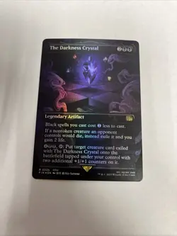 The Darkness Crystal Borderless Foil Card #0335 MTG LP - Image 1