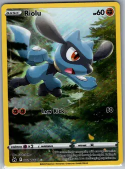 Riolu GG26/GG70 SWSH: Crown Zenith: Galarian Gallery - Pokemon Card - NM - Image 1