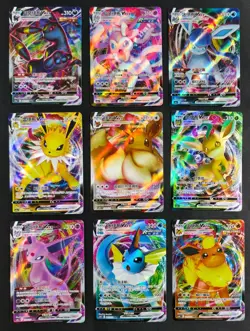 Eeveelutions Vmax Umbreon Sylveon RRR Eevee VMAX Chinese Pokemon Lot 9 NE40 - Image 1
