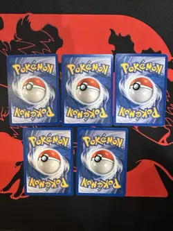 Lot Of 5 Mid Era Pokemon Trainer Cards Fire Red & Leaf green - Image 2
