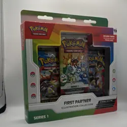 Pokemon First Partner Illustration Collection Series 1 Box Promo Cards English - Image 2