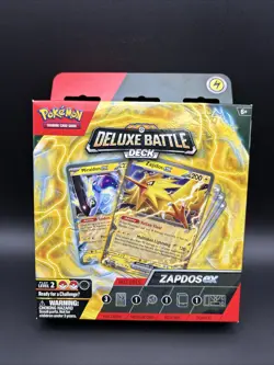 Pokemon TCG: Zapdos EX Deluxe Battle Deck New Sealed - Image 1