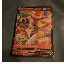 Pokemon TCG Infernape V SWSH252 Jumbo Promo Holo Oversized Card 2022 EN 200 - Image 1