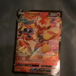 Pokemon TCG Infernape V SWSH252 Jumbo Promo Holo Oversized Card 2022 EN 200 - Image 2