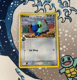 Mareep 54/101 Reverse Holo EX Dragon Frontiers Set Stamped Pokemon Card 2006 LP - Image 1