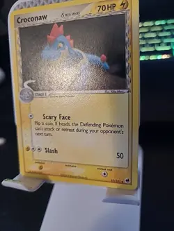 Croconaw Delta Species Pokemon TCG EX Dragon Frontiers 27/101 DMG-HP - Image 2