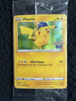 Pokemon Sealed Pikachu 028/078 Pokemon Go Holofoil Promo 🔥 - Image 1
