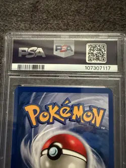 1999 Pokemon Base Set Unlimited HITMONCHAN 7/102 Holo PSA 8 - Image 3