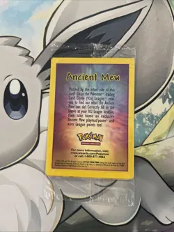 Sealed Ancient Mew Holofoil Promo Card Pokemon the Movie 2000 - Image 2