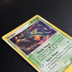 Pokemon Seviper Sandstorm - Holo Card 11/100 Pokemon TCG - E-Reader - MP - Image 3