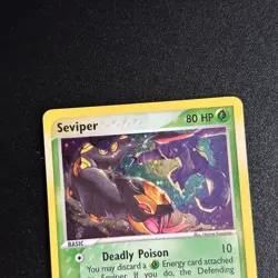 Pokemon Seviper Sandstorm - Holo Card 11/100 Pokemon TCG - E-Reader - MP - Image 4
