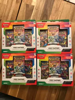 Pokemon Illustration Collection First Partner Series 1 Box Promo Booster - Image 1