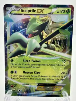 Sceptile EX 7/98 Ultra Rare XY Ancient Origins Pokemon TCG MP - Image 1