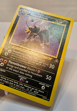 Houndoom 23/75 Rare Unlimited Neo Discovery Pokemon 1799 - Image 3