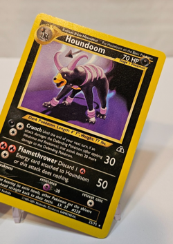 Houndoom 23/75 Rare Unlimited Neo Discovery Pokemon 1799 - Image 4