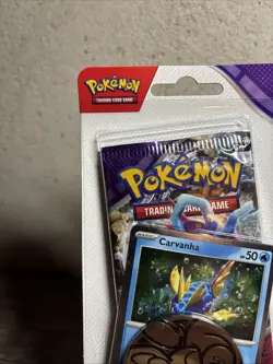 Pokemon Temporal Forces Blister Pack -Carvanha Promo & Coin- New Sealed-Mint! - Image 2